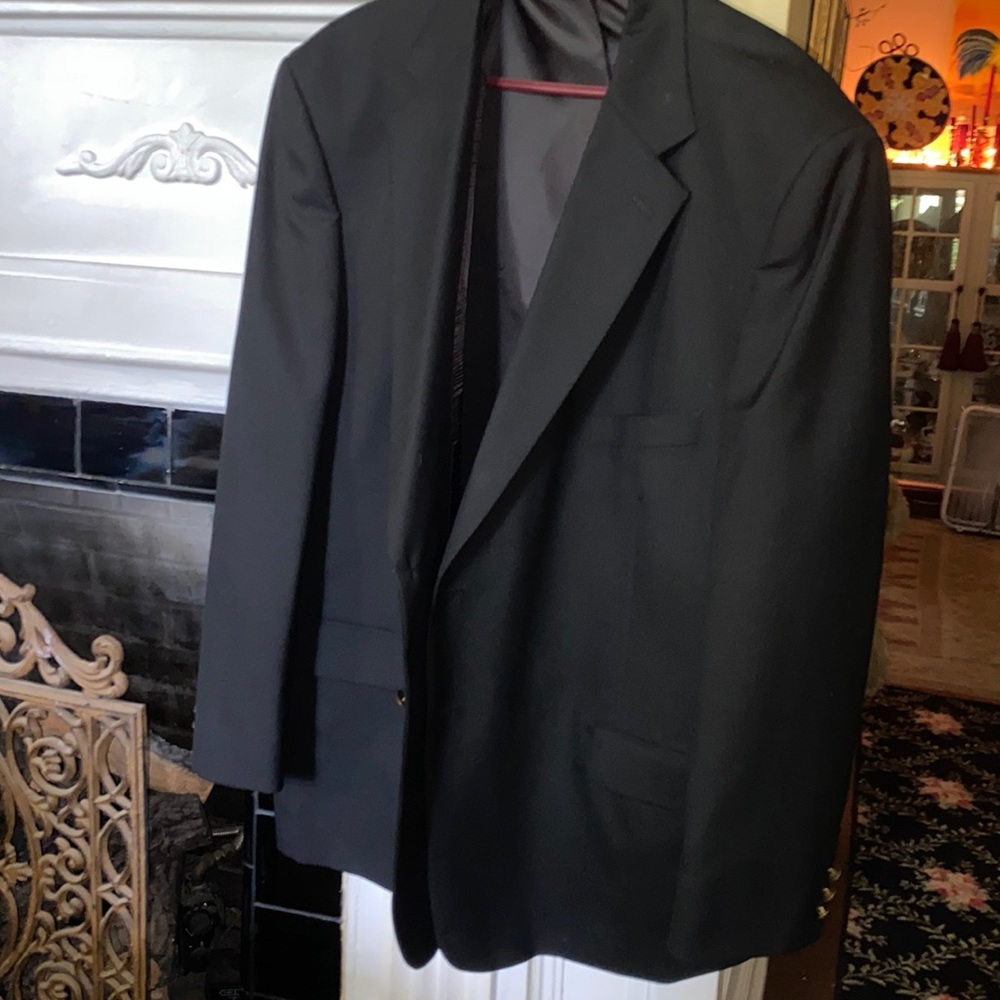 Saddlebred Sports Coat Black 45 Reg